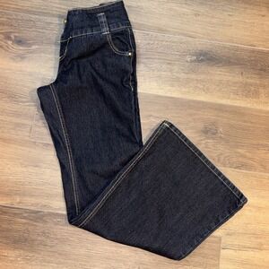 Vintage Y2K GLO Flare Low Rise Jeans Juniors 9 Pop